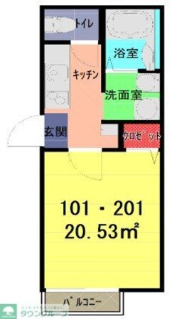イースタンスカイ大和田の物件間取画像